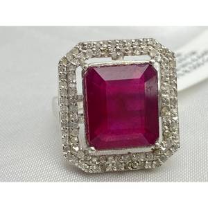 Nuevo Anillo de Rubí de Lujo Más Vendido, Plata de Ley 925, Regalo para Fiestas, Bodas, Compromisos, Ceremonias Religiosas y Eventos - Product Image 4