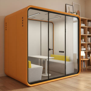 Yüksek kalite Modern taşınabilir ses geçirmez ofis Pod akustik telefon kulübesi telefon ses geçirmez kabin - Product Image 3