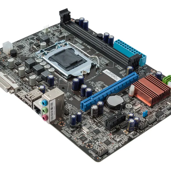 Esonic इंटेल H61/B75 कंप्यूटर मदरबोर्ड LGA1155 सॉकेट DDR3 ,USB3.0 फैक्टरी मेड थोक ddr3 के लिए * 2 द्वितीय/3rd पीढ़ी