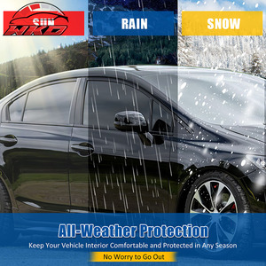 Pare-pluie en acrylique pour Honda Civic 12-15 berline, 4 pièces, visières de fenêtre intégrées - Product Image 6