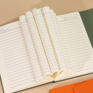 Organiseur-agenda en similicuir rouge, très demandé, avec fermeture à sangle blanche, pour notes professionnelles - Product Image 5