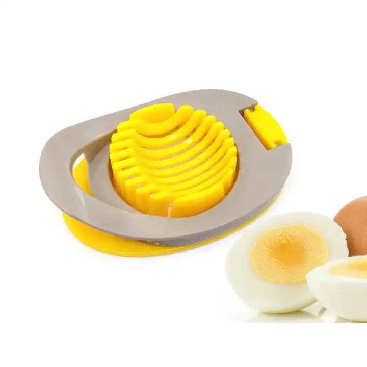 1pc 3 In 1 Egg Slicer, Multipurpose Egg Slicer For Hard Boiled