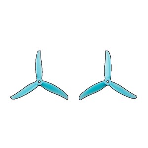 Heißer Verkauf: 2 Paar Hurricane 4937-3 <span class=keywords><strong>5</strong></span>-Zoll 3-Blatt FPV-Propeller – Hocheffizient, langlebig, absturzsicher für Renndrohnen-Teile - Product Image 3