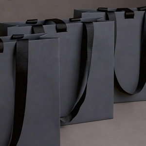 Sac cadeau de luxe en papier sans couture latérale, emballage en carton premium avec fond renforcé pour un transport robuste - Product Image 1