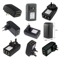 Adaptateur réseau téléphonique, adaptateur Ethernet Rj45 Gigabit Poe Injecteur, Ieee 802.3Af Poe 48v Ubiquiti