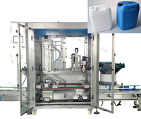 Têtes de Automatic1-8 haute performance Ligne de remplissage de liquide Bouteille liquide chloroforme 25L Machine de remplissage de pesticides