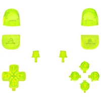 Clear Green DIY D-pad R1 L1 R2 L2 Déclencheurs Options de partage Boutons de visage Remplacement Bouton complet pour contrôleur PS5 BDM-030/040/050