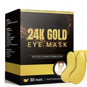 Collagen Gold Eye Mask OEM Organic Moisturizing Anti-Aging Moon And Stars Under Patches Hydrogel Crystal