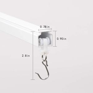 Bán Sỉ Thanh Treo Rèm Nhôm Gắn Trần Thanh Treo Rèm Cửa Sổ Trượt Chất Lượng Cao - Product Image 4