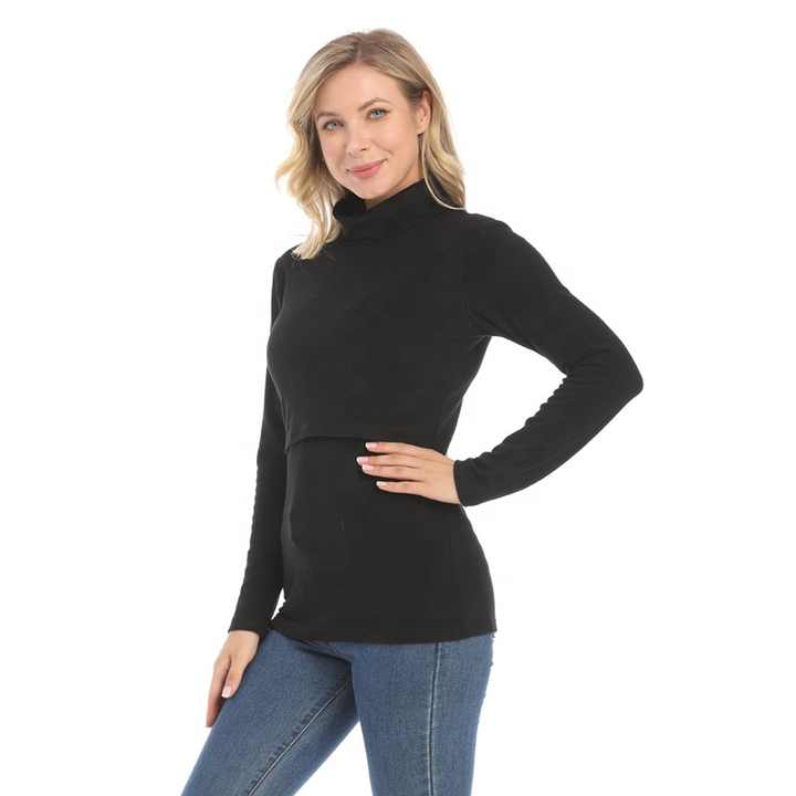 thermal polo neck womens