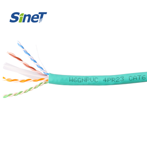 OEM Cat6 UTP LAN Cáp Nhà Máy Giá 4 cặp Rắn Đồng Trần <span class=keywords><strong>lsoh</strong></span> 1000ft linh hoạt CAT6E Cáp LSZH 305 m/hộp - Product Image 2