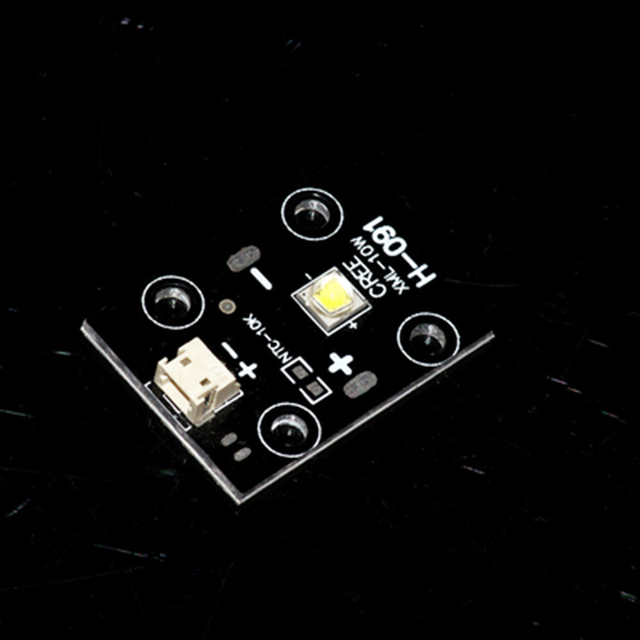 CCT 5000K DC3V Aluminum LED Modules Manufacturer PCB for Torch Lights Flashlight with High Luminance and Durability