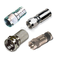 Connecteur de type N, prise femelle droite à serrage hexagonal pour câble coaxial RF en laiton RG8 LMR400 CFD400 RG58 LMR195 LMR200