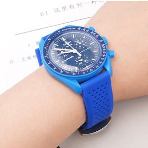 Bracelets de montre en silicone à dégagement rapide pour <span class=keywords><strong>Apple</strong></span> <span class=keywords><strong>Watch</strong></span>/Samsung Galaxy Bracelet hypoallergénique souple 20mm 22mm Compatible avec <span class=keywords><strong>Garmin</strong></span> - Product Image 4