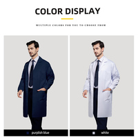 Blouse de laboratoire de travail à manches longues Uniformes de travail de laboratoire personnalisés Tops Manteaux