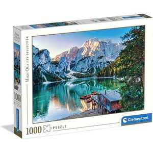 CLEMENTONI HQC - Puzzle da 1000 Pezzi Lago di Braies Smeraldo - Product Image 1