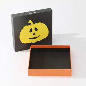 Recyclable Customized Donuts/Pastry/Puff/Cookie Gift Box Halloween Small Packaging Gift Box