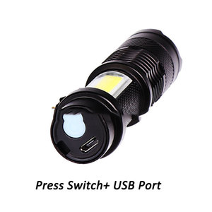 <span class=keywords><strong>TOPCOM</strong></span>-Mini linterna táctica LED de bolsillo, multifunción, con carga USB - Product Image 4