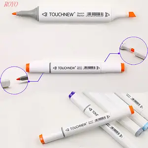 Touchnew T6-168Colors Permanente Art Marker Penne Set 168 Colori Disegno A Doppia Testa Marcatori Rifornimenti di Arte