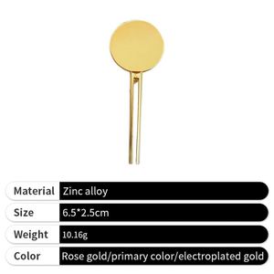 Custom <b>Toothpaste</b> Tube Gold Zinc Alloy Makeup Metal Key Rolling Squeezer With Logo - Product Image 3