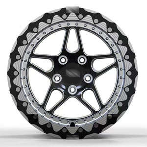 ล้อลาก4x100 5X120 5X114.3 5x112 <span class=keywords><strong>Te37</strong></span> Saga SL สำหรับรังสีออฟโรดบีล้อ SUV beadlock สำหรับ M3 M4 SVR - Product Image 3