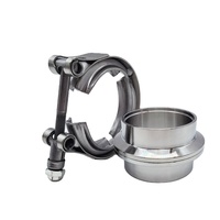Collier de serrage en V en acier inoxydable 304, antirouille, pour fixation de tuyaux de moteur