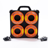 6/7/8 Pack 360 °   Anneau lumineux LED pour cône de signalisation, lumière de danger, lumière de sécurité pour travaux routiers, lumière d'urgence, CE ROHs