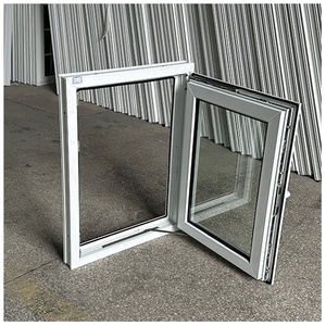 Tùy chỉnh thiết kế châu Âu uPVC <span class=keywords><strong>Windows</strong></span> kính đôi ngang dọc Mở Cửa Sổ PVC - Product Image 3
