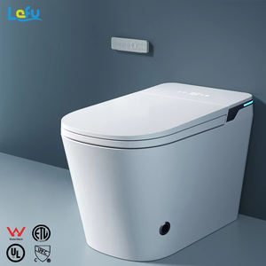 Salle de bain <span class=keywords><strong>Wc</strong></span> intelligent au sol <span class=keywords><strong>Wc</strong></span> Sanitaire Water Closet Auto Open Flush Siphonic Automatic Toilet Bowl - Product Image 1