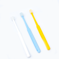 Offre Spéciale chien brosse à dents Anti-calcul brosse à dents pour animaux de compagnie en plastique chiot chat brosse à dents pour animaux de compagnie