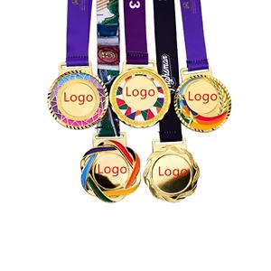 Médailles personnalisées sur mesure pour fabricants, avec ruban, pour événements sportifs, musculation et course à pied - Product Image 2