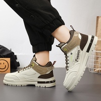M700 yüksek top erkek spor ayakkabı sonbahar ve kış erkek yürüyüş botları yeni moda rahat iş ayakkabısı erkek Sneakers