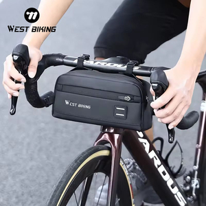 Sac de rangement étanche pour guidon de vélo WEST BIKING, idéal pour le cyclisme, la moto et les voyages - Product Image 1