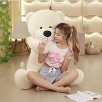 Grande poupée ours en peluche en coton doux, modèle semi-finie, pour filles, jouet à câliner ou modèle de sac, cadeau pour enfants, modèle de peluche tendance