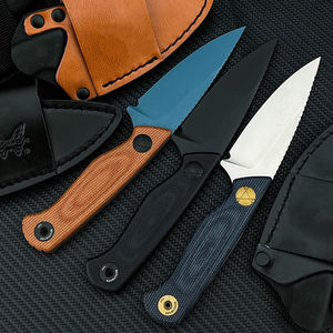 203-1 जंगल शिविर आउटडोर सीधे चाकू बहु कार्यात्मक साहसिक उत्तरजीविता पोर्टेबल काटने उपकरण d2 ब्लेड g10 हैंडल - Product Image 3