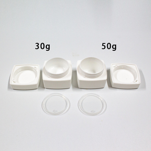 Bán Buôn Tùy Chỉnh Trẻ Em An Toàn Frosted Nhựa Vuông Jar Với Vít <span class=keywords><strong>Cap</strong></span> 5G 10G 15G 20G 30G 50G Frosted Phẳng Chai - Product Image 6