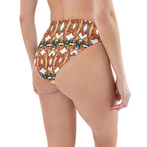 Conjunto de Bikini de 2 Piezas Eco Relax para Mujer con Cuello Halter, Recortes y Estampado Digital 3D de Flores Transpirable - Product Image 3