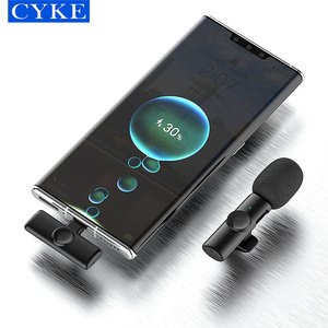 CYKE2.4gデュアルタイクリップカラーラペルマイクタイプCラベリアワイヤレスマイク<span class=keywords><strong>Android</strong></span>携帯電話VlogK11用 - Product Image 2