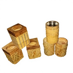 Quemador de Incienso de Mimbre y Madera de Lujo, Estilo Árabe, Porta Bakhoor, Regalo Espiritual, Decoración Interior para Ramadán, Religioso - Product Image 1