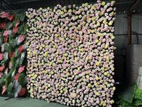 Panneau mural végétal artificiel Bagang pour extérieur, vente en gros, décoration murale végétale artificielle pour mariage en extérieur