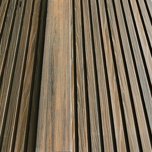 外部WPC偽天井木目調屋根; 内部WPC木質複合材縦型スラット; WPC壁パネル - Product Image 6