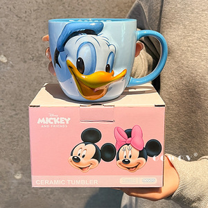 <span class=keywords><strong>Taza</strong></span> con relieve de Mickey y Minnie para mujer, <span class=keywords><strong>taza</strong></span> de café para el hogar u oficina, regalo de cumpleaños - Product Image 3