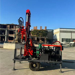 Factory Price 45KW Diesel <b>Mini</b> Water Well <b>Drilling</b> Rig Portable Max 160m Borehole <b>Drilling</b> Equipment Pump - Product Image 3