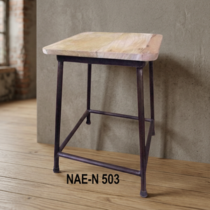 Industrial Farmhouse Vintage Handmade <b>Adjustable</b> Apartment Living Room Furniture Antique Fabric Ottoman Home Use <b>Stool</b> Hall - Product Image 3