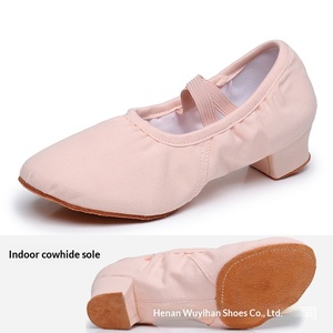 Zapatillas de Ballet Suaves <span class=keywords><strong>para</strong></span> Mujer, Parte Superior de Lona, Hechas en China, Tacón Bajo, <span class=keywords><strong>para</strong></span> Práctica al Aire Libre, <span class=keywords><strong>para</strong></span> Profesores, <span class=keywords><strong>para</strong></span> <span class=keywords><strong>Adultos</strong></span>, Danza Clásica y Danza del Vientre - Product Image 6