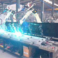 Usine industrielle fabricant automatique mig tig en aluminium plaque 6 axes bras robotique machine à souder