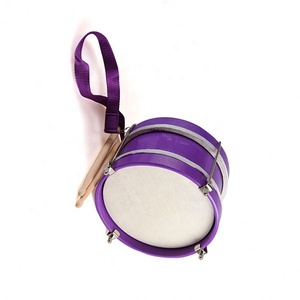 Tamburo a mano piccolo rosa per bambini con bacchetta, prezzo di fabbrica all'ingrosso - Product Image 3
