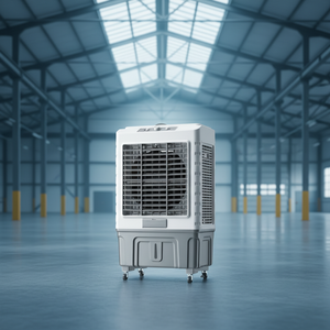 เครื่องทำความเย็นแบบตั้งพื้นอุตสาหกรรมความแม่นยำสูง พร้อมมอเตอร์ AC ปรับความเร็วลมได้หลายระดับ เหมาะสำหรับร้านค้า บ้าน และสำนักงาน - Product Image 2