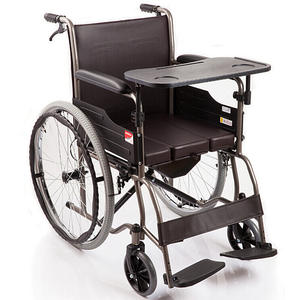 Fauteuil roulant manuel Yuyue H058B en aluminium pliable avec table pour personnes âgées et handicapées, usage médical - Product Image 1