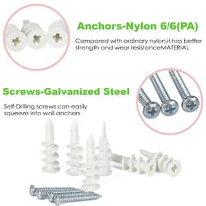 Fabrik hohe Qualität 120Pcs 100Pcs 50Pcs Kunststoff Anker <span class=keywords><strong>Plug</strong></span> Screw Box Hohl anker Trockenbau Schrauben - Product Image 3